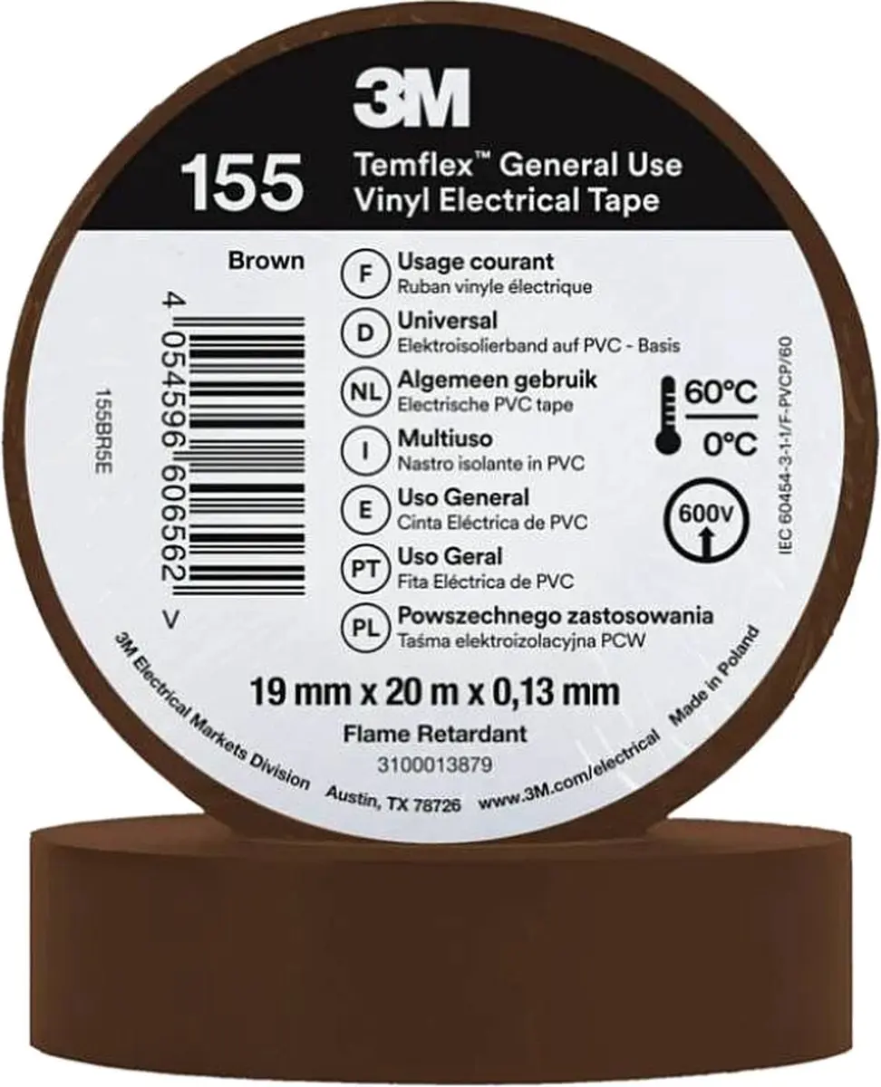 3M Isolatie Tape TF-155 19mm x 20m