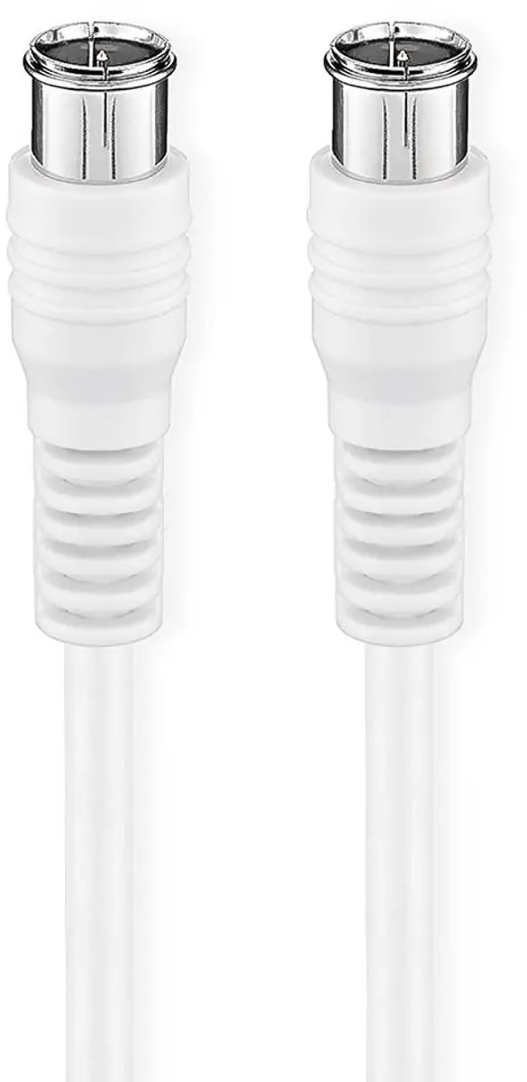 Nedis F-Male Quick Antennekabel 10m - Wit