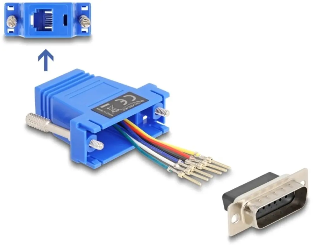 Delock D-Sub 15 naar RJ12 Adapter