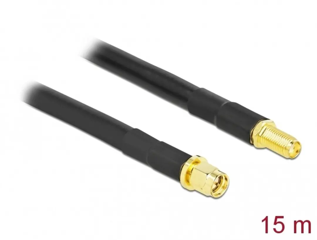 Delock SMA-SMA Antennekabel LMR/CFD300 15m