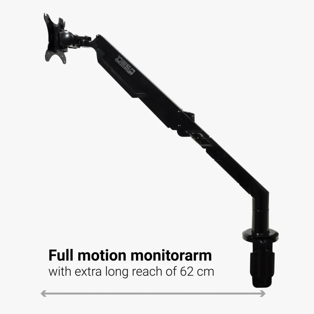 Desq Monitorarm 17-36" Gasveer 62cm Zwart - 1720.09 - afbeelding 6 van 6