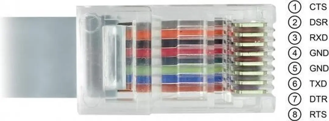 Delock USB-A naar RJ45 RS232 Adapter - 1m
