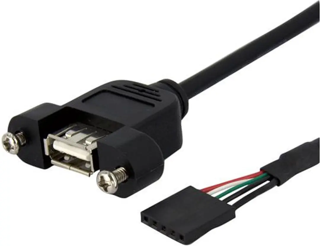 Startech USBPNLAFHD1 Inbouwpaneel USB Kabel