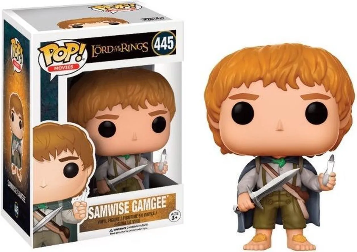 Funko Pop Movies The Lord of the Rings Samwise Gamgee Glow in the Dark #445 - Multi