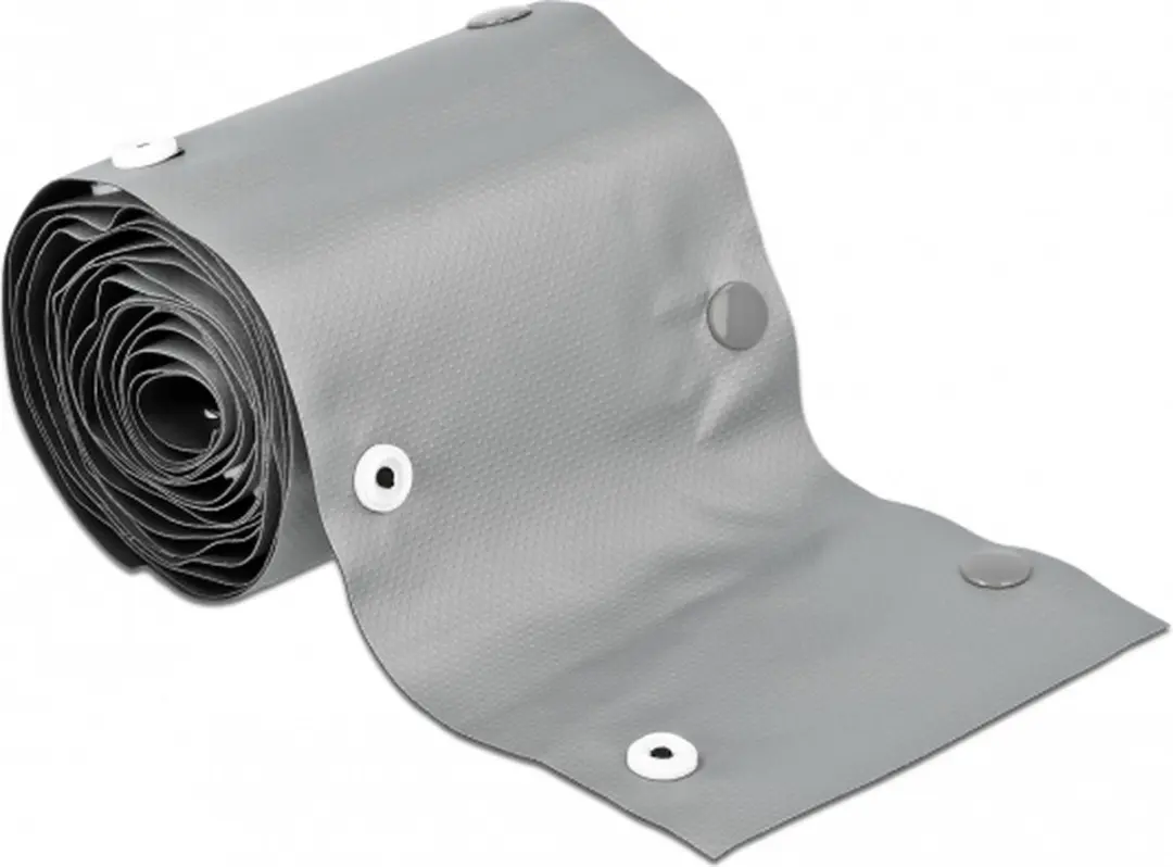 Delock Kabelbeschermhoes 2m x 20mm - Grijs/Zwart