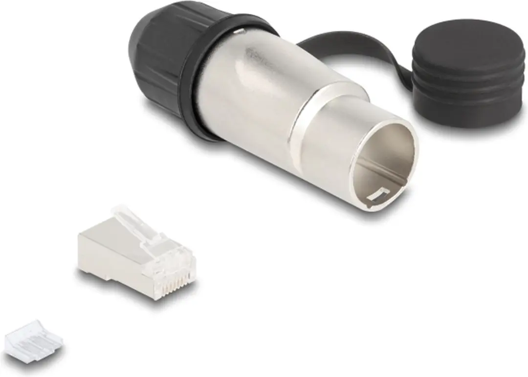 Delock RJ45 Cat.6A Modular Plug - Zwart