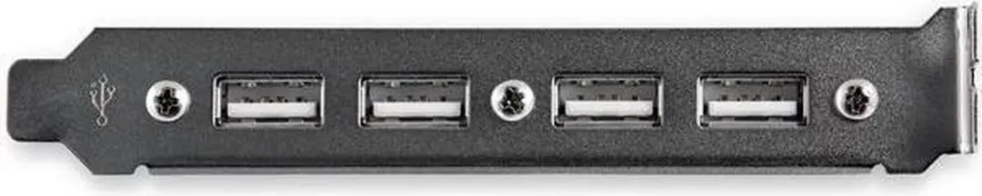 Startech USBPLATE4 USB-plaatje - 1 Stuk