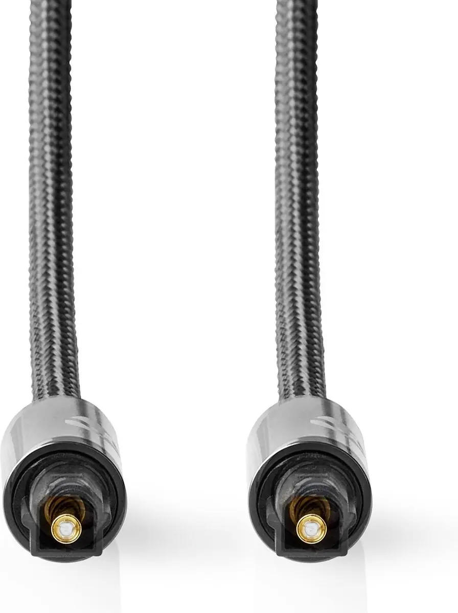 Nedis Optische Audiokabel CATB25000GY20 - 2m - Gun Metal Grijs