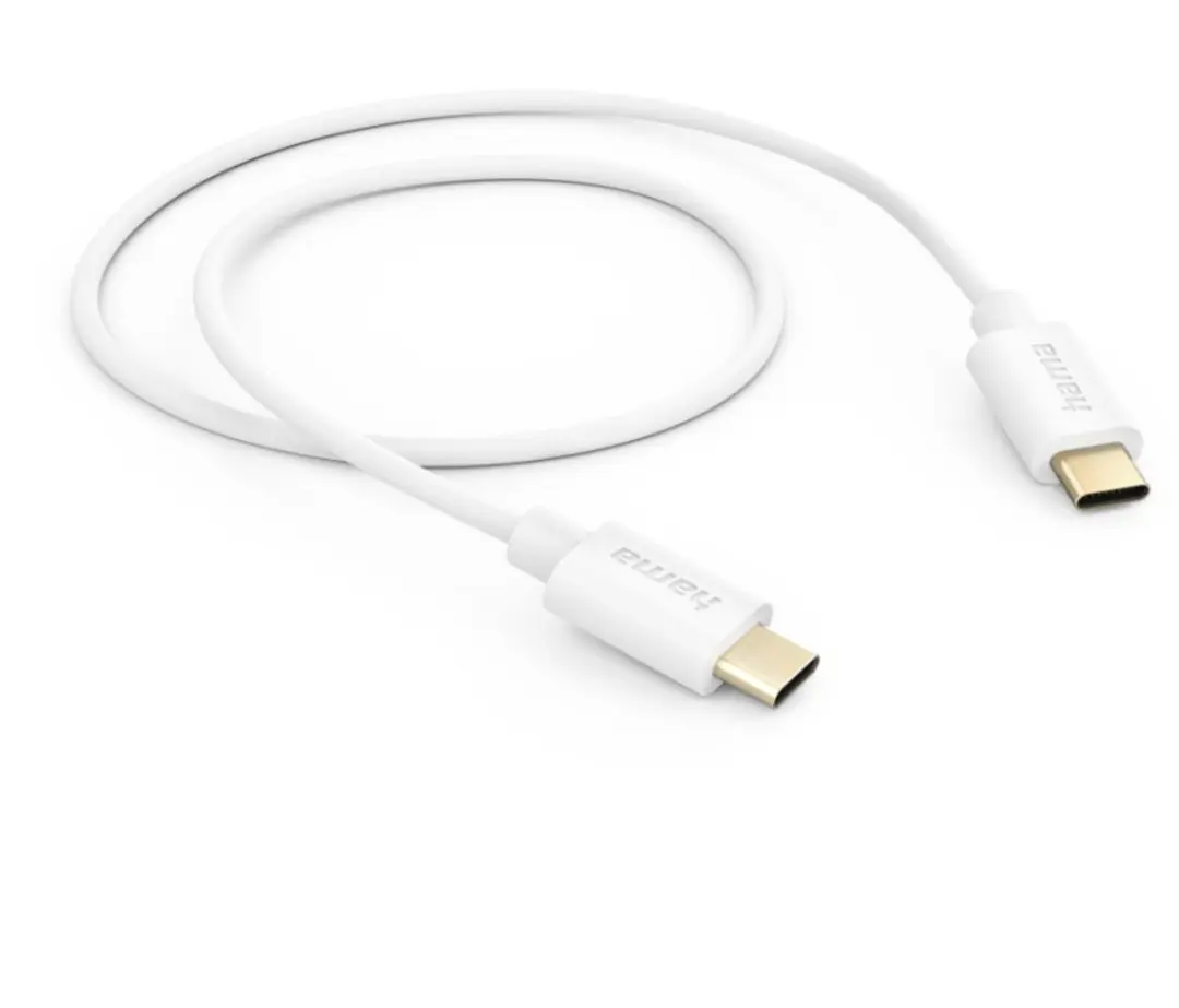 Hama USB-C Oplaadkabel 100cm - Wit