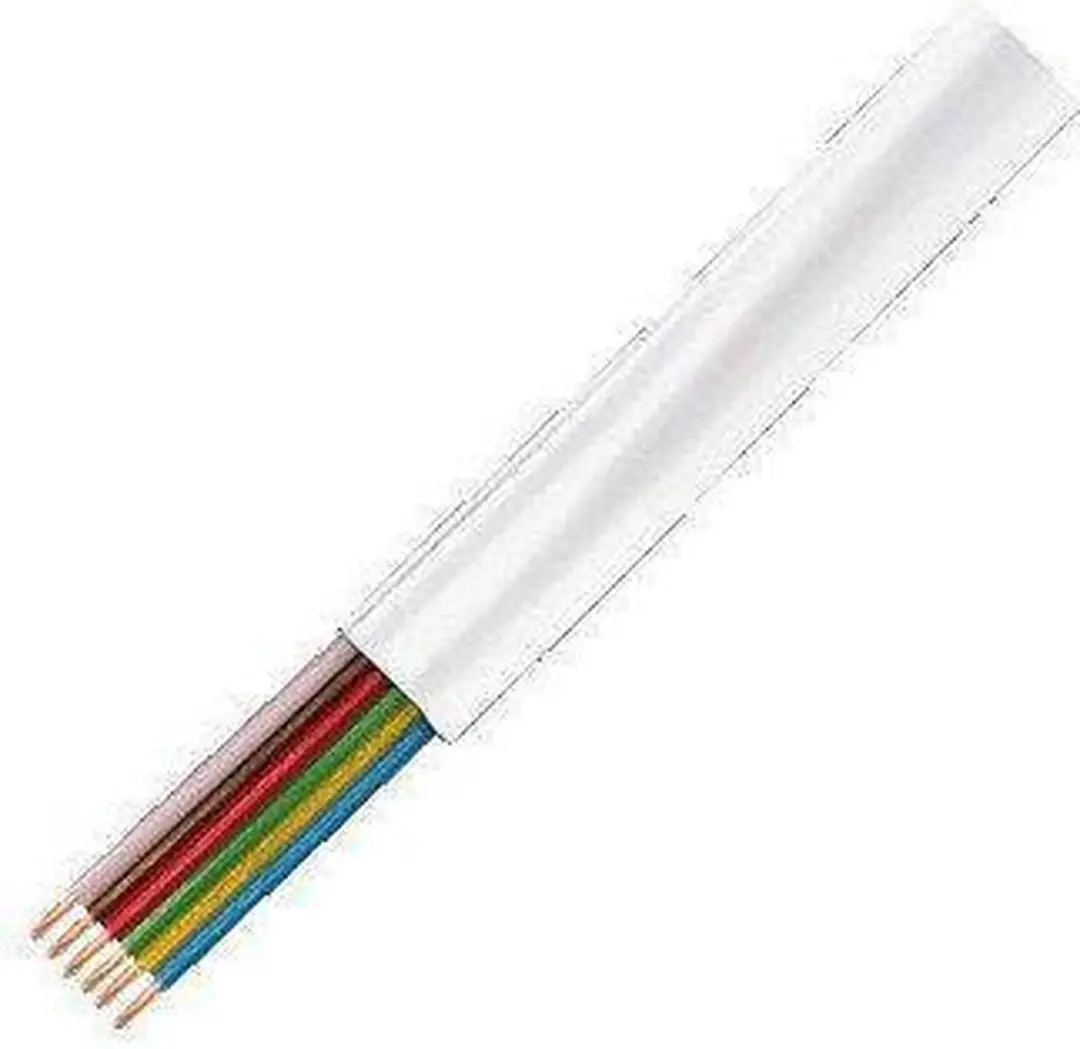 Logilink CM06W Telefoonkabel 100m - Wit