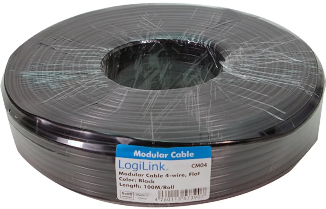 Logilink CM06W Telefoonkabel 100m