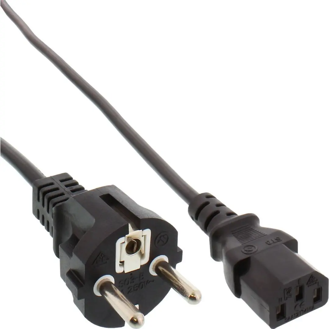 Nedis Stroomkabel Type F CEE 7/7 Male IEC-320-C13 - 10m - Zwart