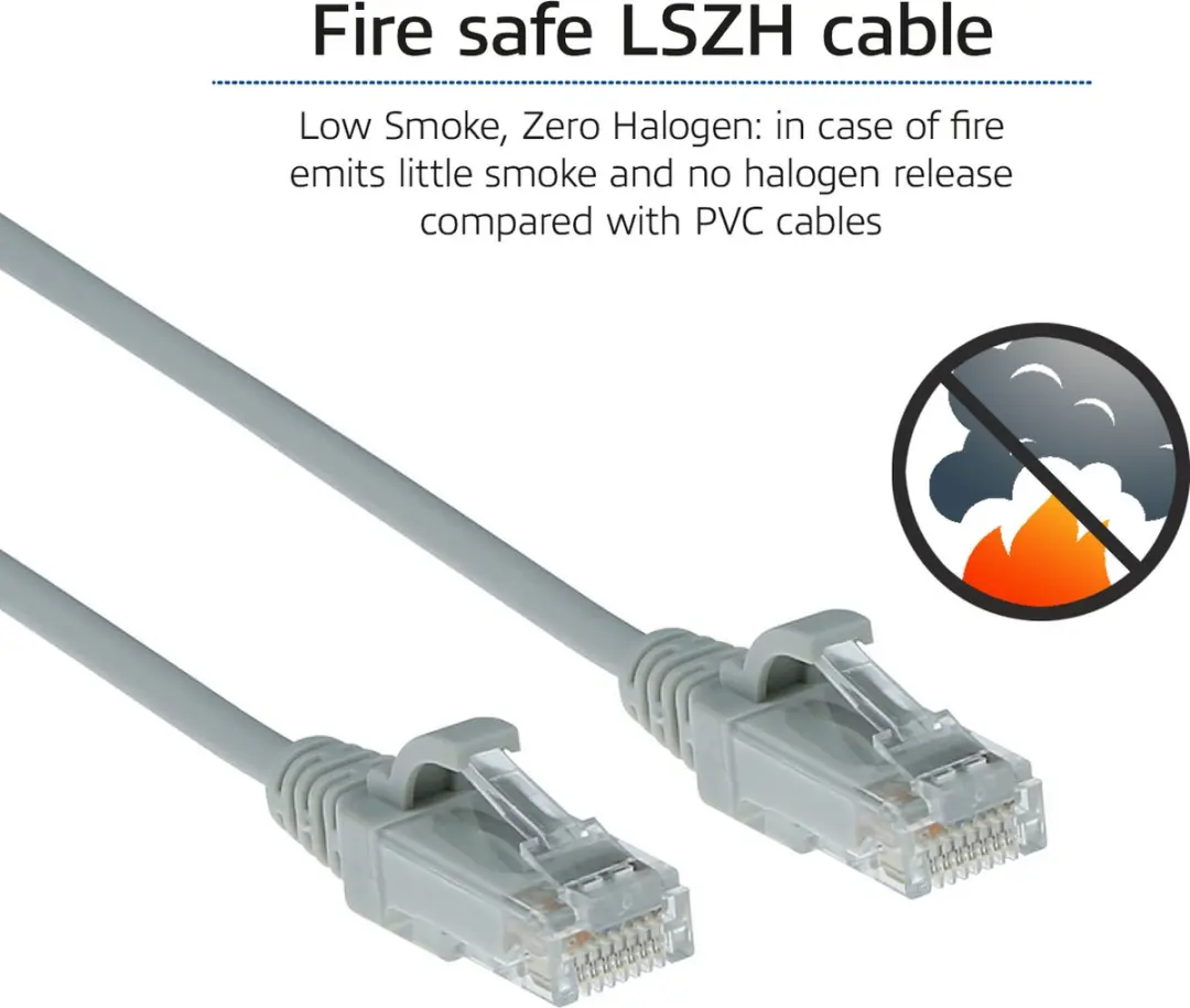 ACT DC9052 CAT6 Patchkabel 0.25m - Grijs