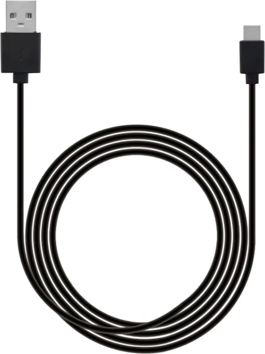 Nedis USB 2.0 USB-A naar USB-C Kabel 15W 2m - Zwart