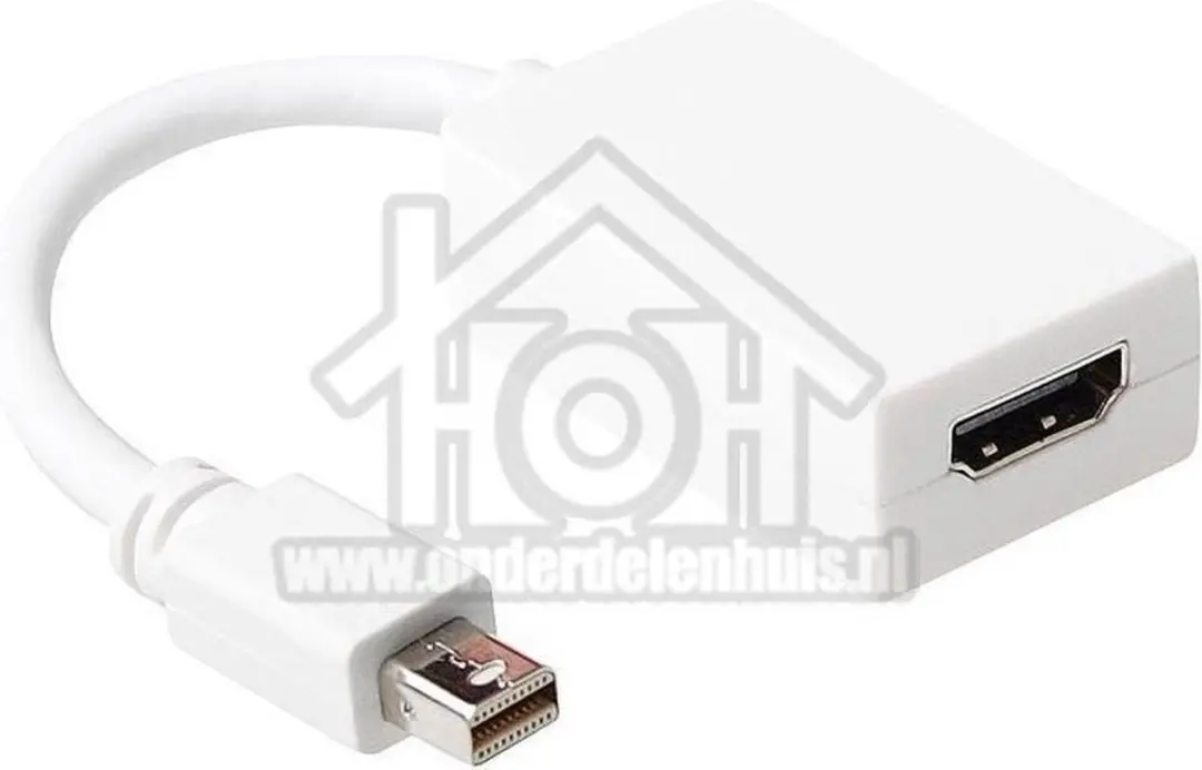 Ewent EW9861 Videoadapter DisplayPort/HDMI - 15cm - Wit