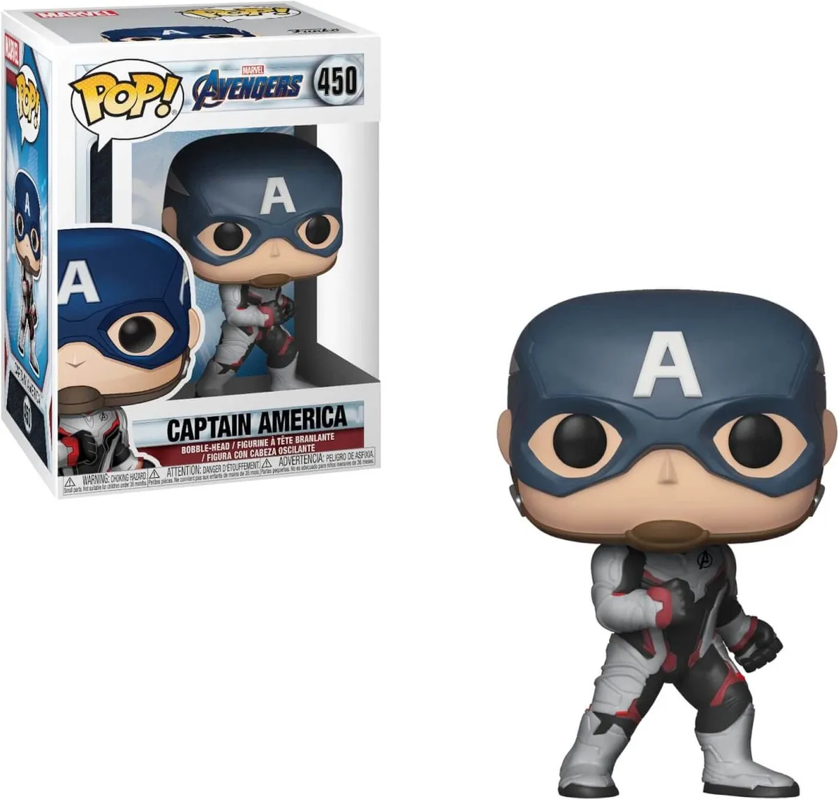Funko Pop! Avengers Captain America #450 Verzamelfiguur - Multi