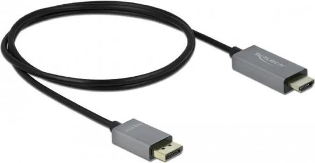 Delock Active DisplayPort 1.4 naar HDMI Kabel 4K 60Hz HDR 1m