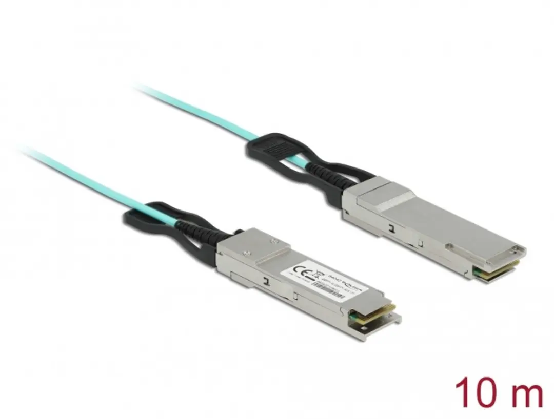 Delock QSFP+ Actief Optisch Kabel 10m