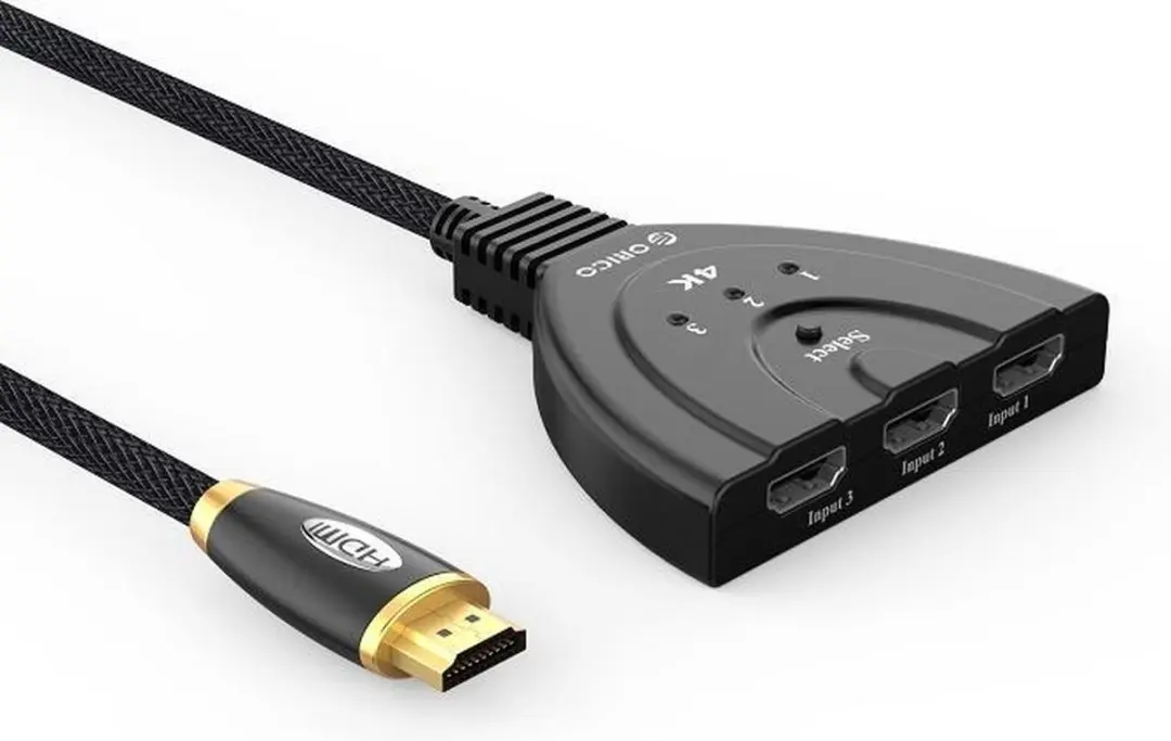 ORICO HDMI 2.0 Switch 1 naar 3 - 4K@60Hz - Zwart - afbeelding 6 van 6