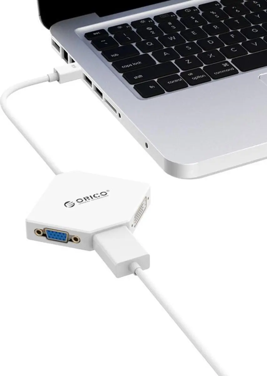 ORICO ORI-DMP-HDV3-WH Mini DisplayPort Adapter - Full HD - Wit