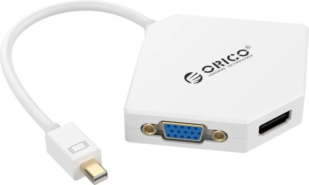 ORICO ORI-DMP-HDV3-WH Mini DisplayPort Adapter - Full HD - Wit