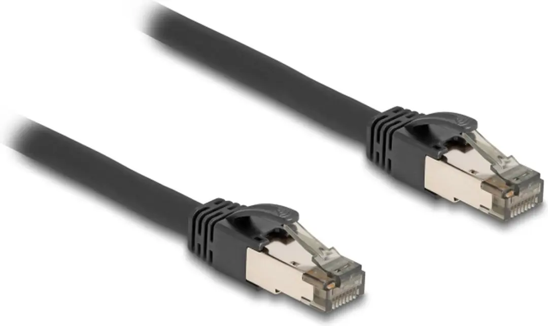 Delock Cat.6A U/FTP Netwerkkabel 15m - Zwart