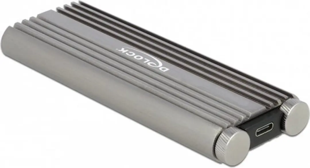 Delock M.2 NVMe USB-C Behuizing 20Gbps - Zilver