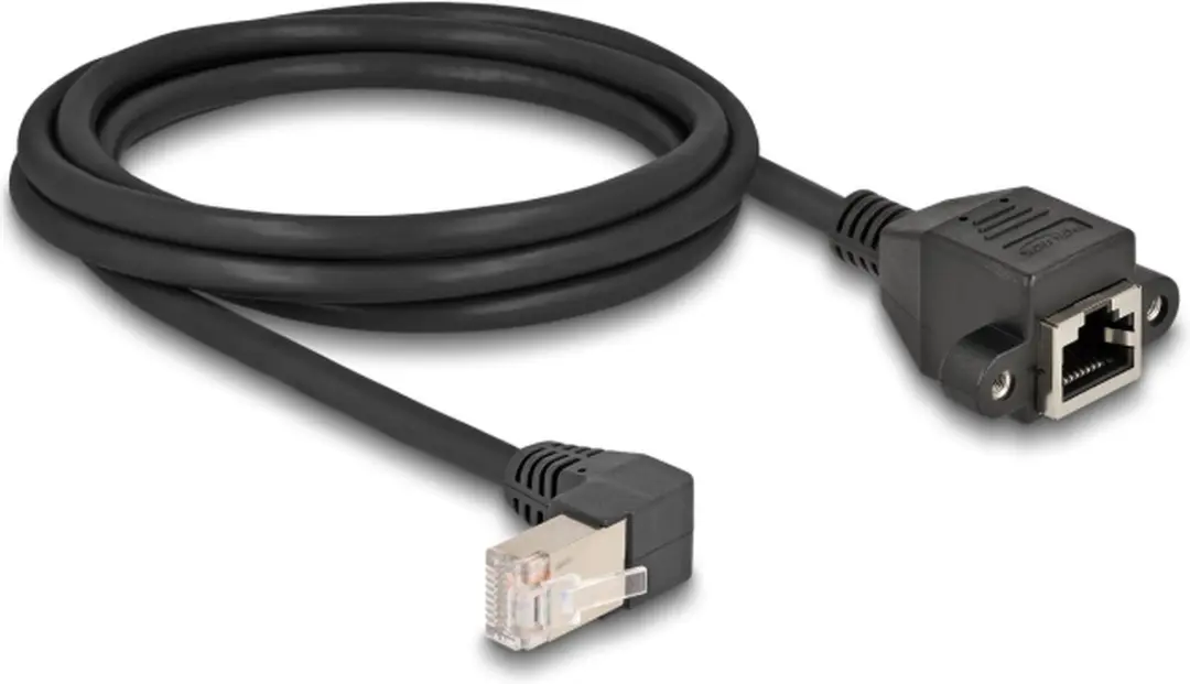 Delock SFTP CAT6a Netwerk Verlengkabel Haaks 2m - LSZH