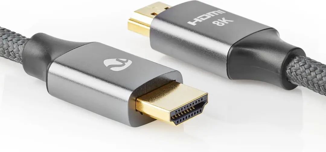 Nedis Ultra High Speed HDMI-kabel 8K 48Gbps 1m - Gun Metal Grijs