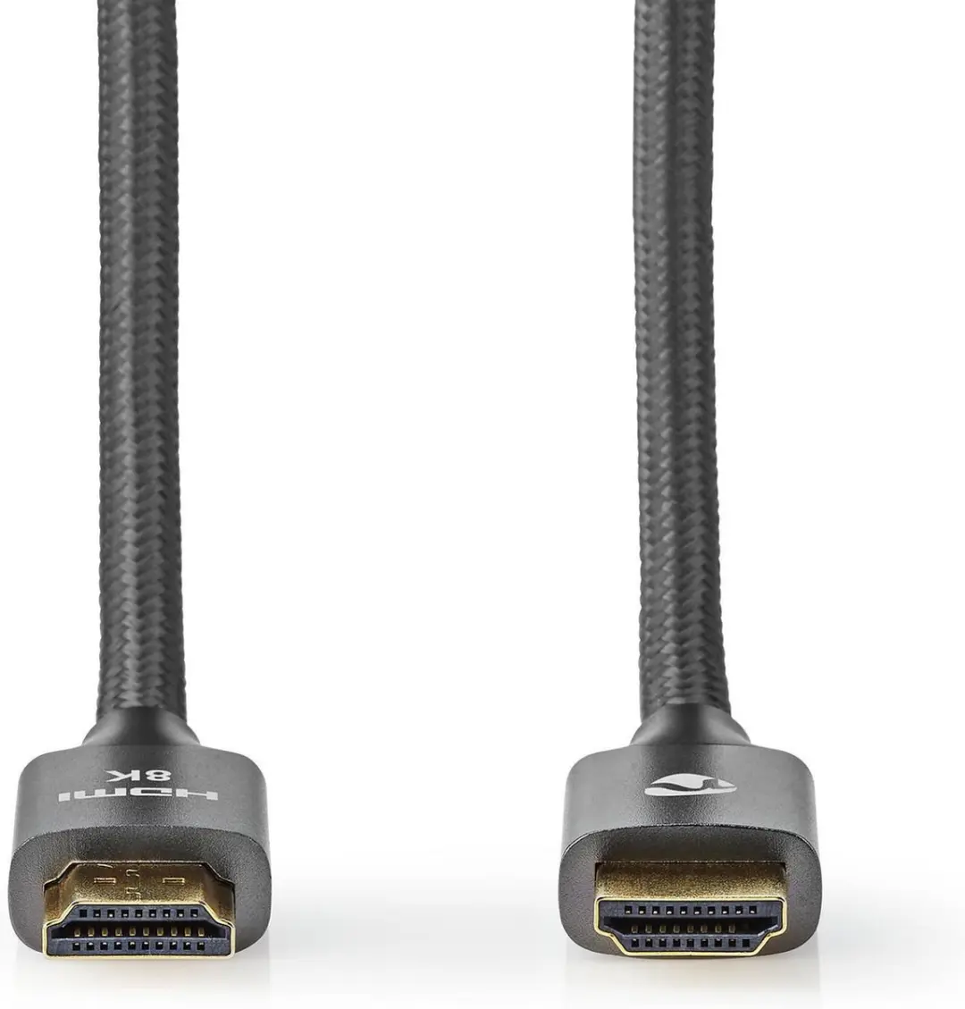 Nedis Ultra High Speed HDMI-kabel 8K 48Gbps 1m - Gun Metal Grijs