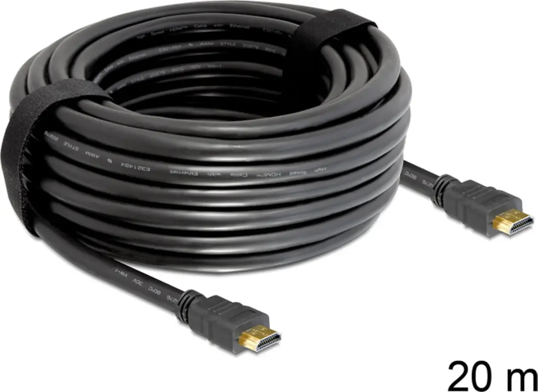 Delock HDMI Kabel DLCK-83452 20m - Zwart