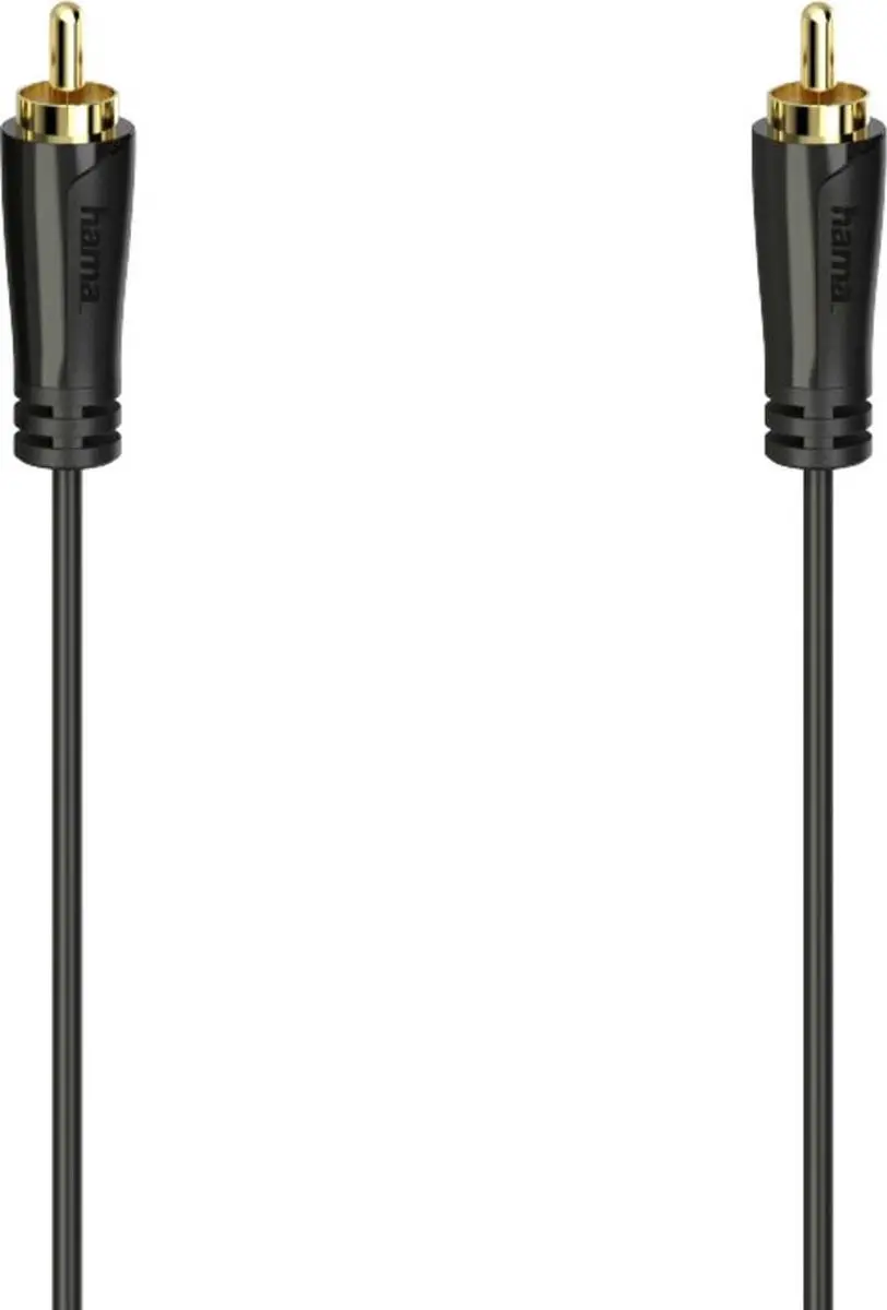 Hama Cinch Video Aansluitkabel 1.5m - Zwart