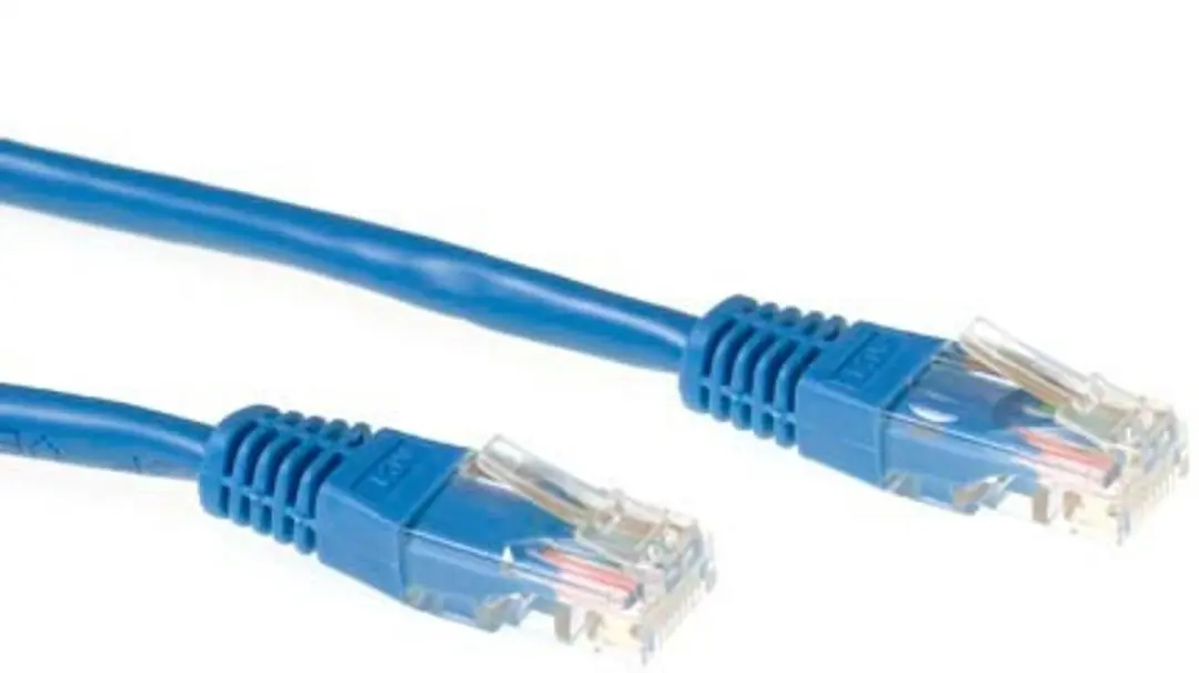 ACT IB5620 U/UTP CAT5E Patchkabel 20m - Blauw