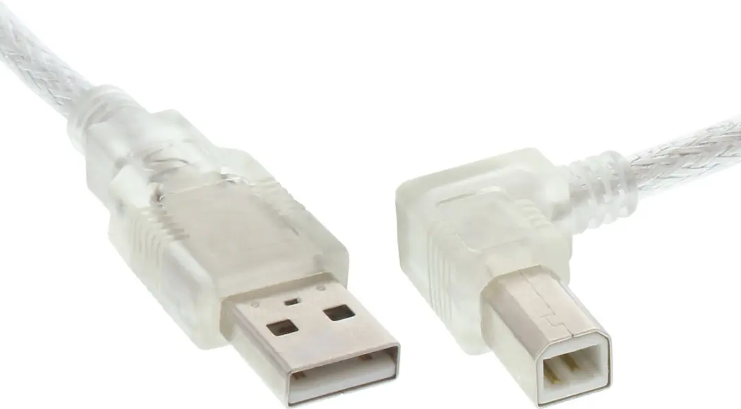 USB naar USB-B haaks kabel
