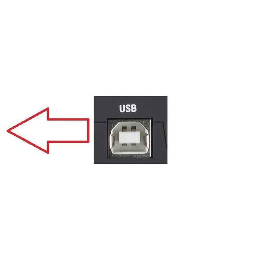 InLine USB naar USB-B Haaks Kabel 2.0 - 3m - Transparant