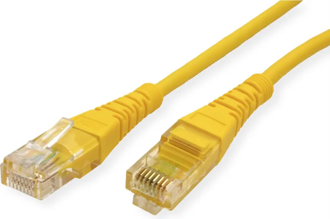 Roline Patchkabel Cat.5e UTP PoE Geel 2m
