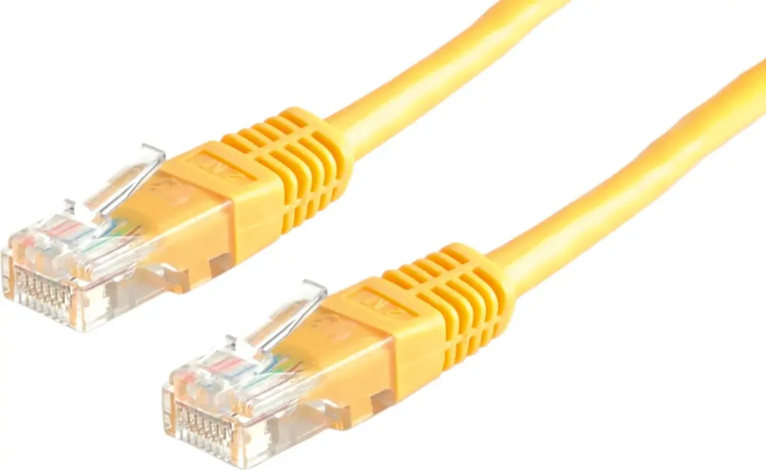 Roline Patchkabel Cat.5e UTP PoE Geel 2m