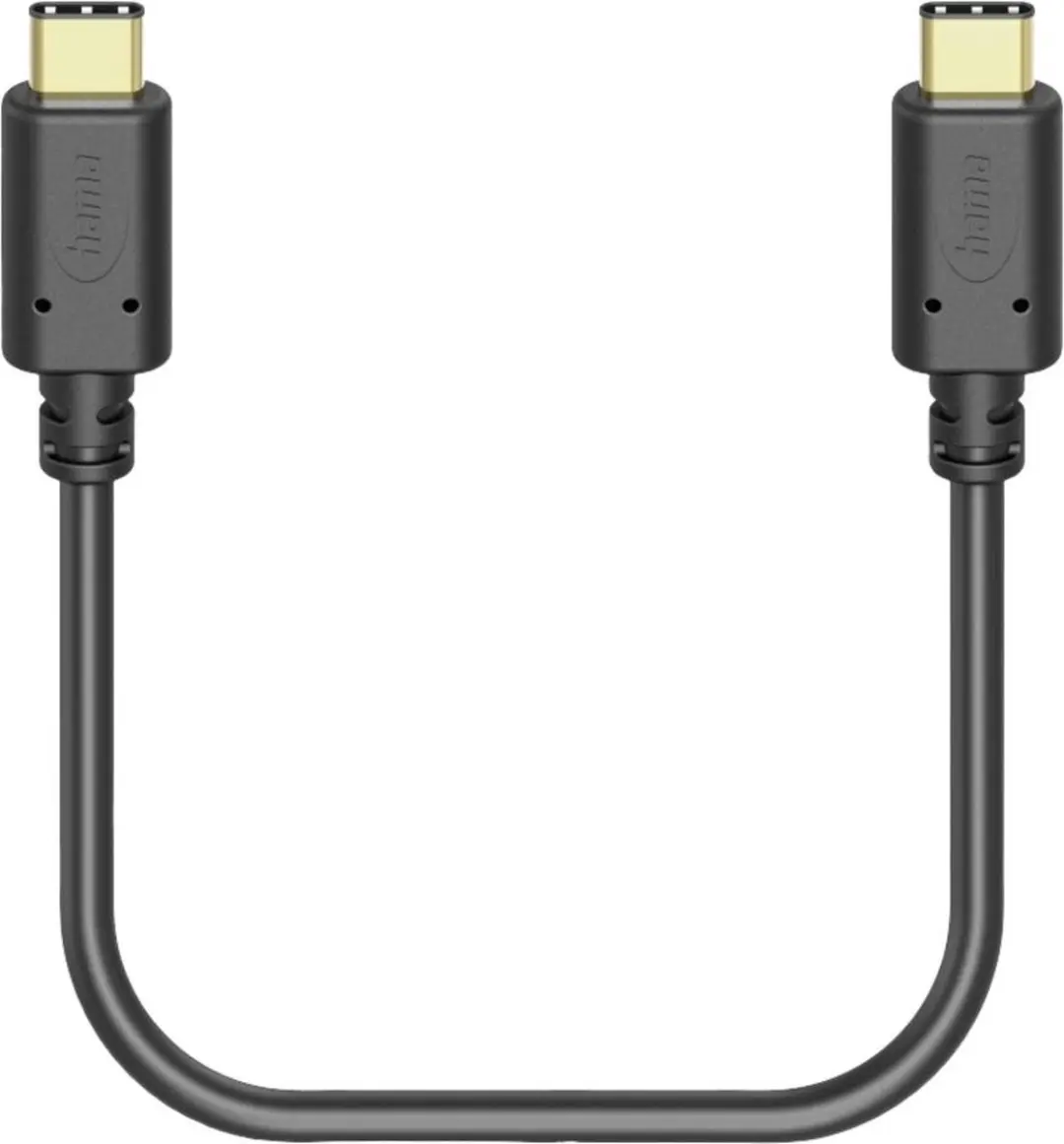 Hama USB-C naar USB-C Kabel 2.0 150cm - Zwart