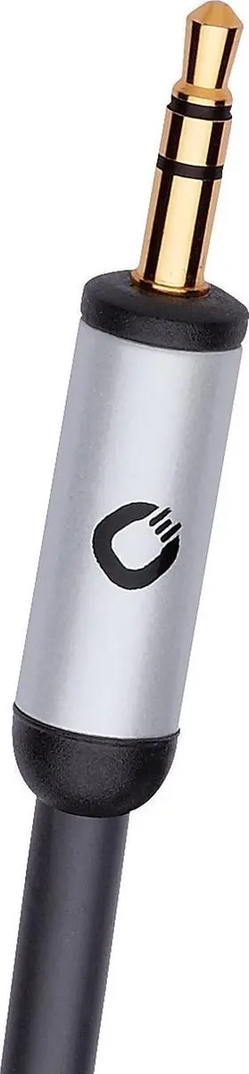 Oehlbach 3,5mm Jack naar Cinch Kabel 5m - Zwart