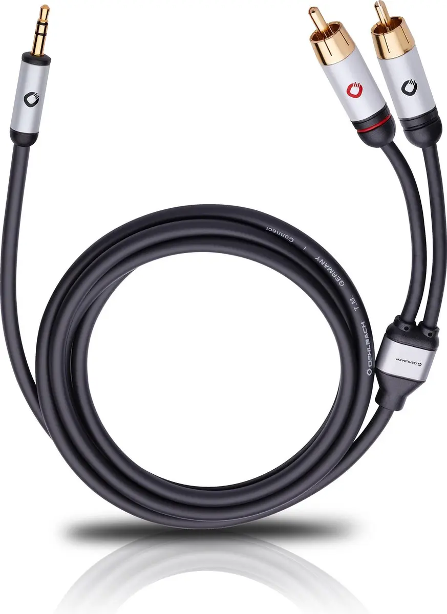 Oehlbach 3,5mm Jack naar Cinch Kabel 5m