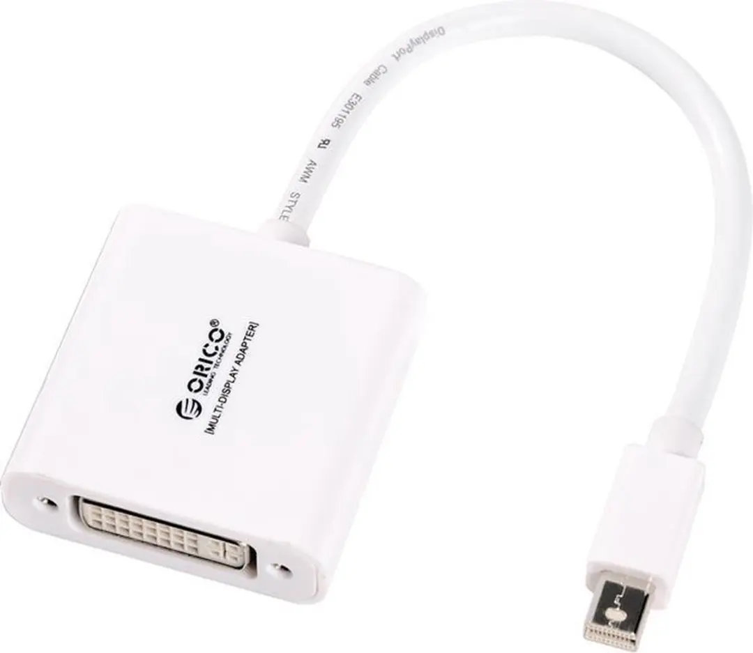 ORICO Mini DisplayPort naar DVI Adapter 1080P - Wit