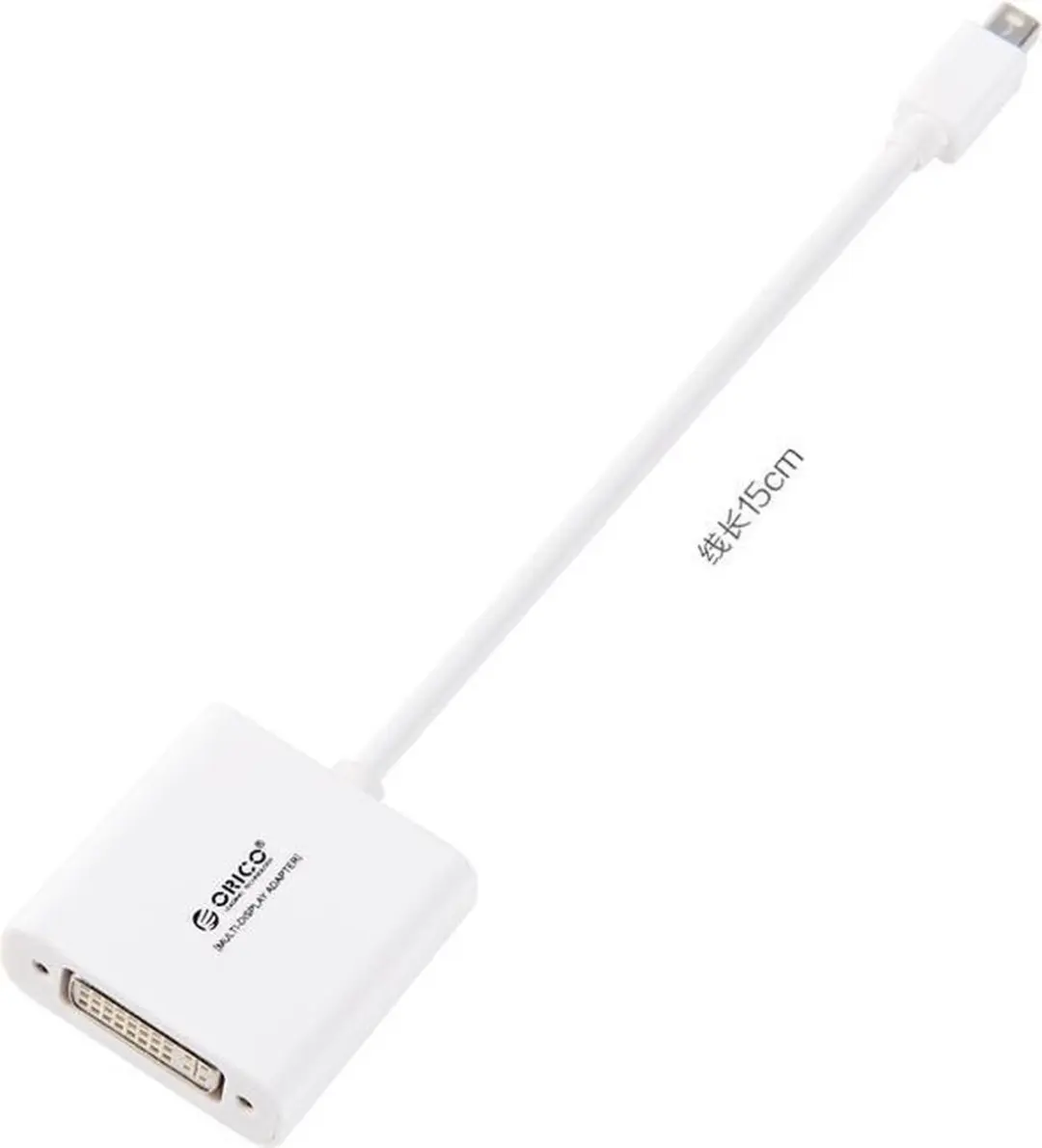 ORICO Mini DisplayPort naar DVI Adapter 1080P - Wit - afbeelding 6 van 6