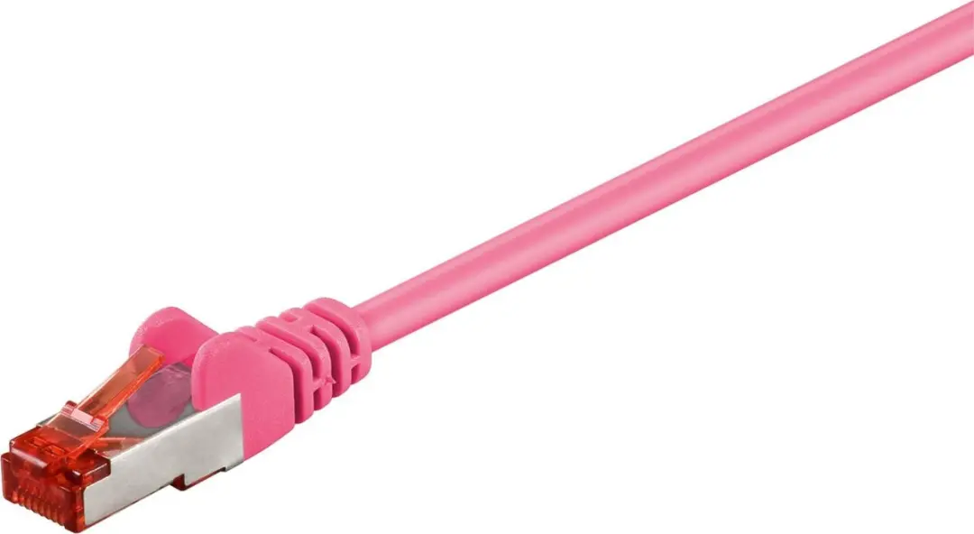 Goobay 111164 Cat 6 UTP-kabel 2m - Roze - 10 Stuks