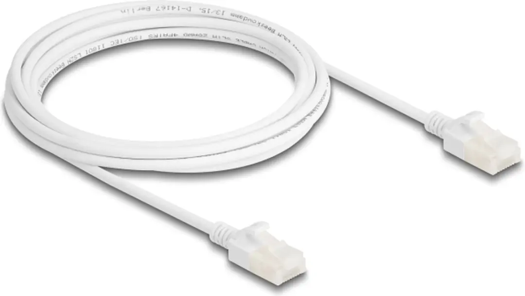 Delock Cat.6A RJ45 Kabel 3m - Wit