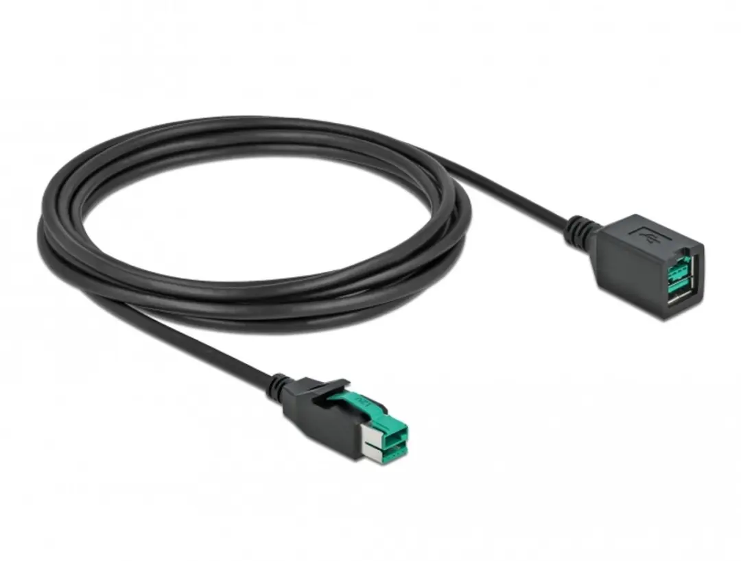Delock PoweredUSB extension cable 12 V 3 m