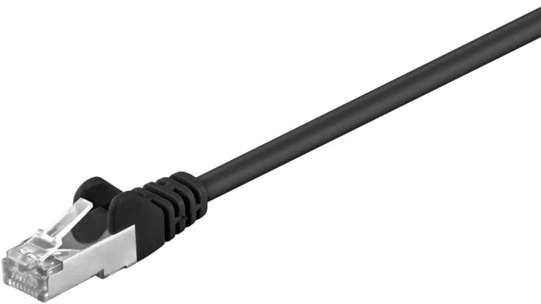 Goobay CAT 5e Patch Cable, F/UTP, black 30 m