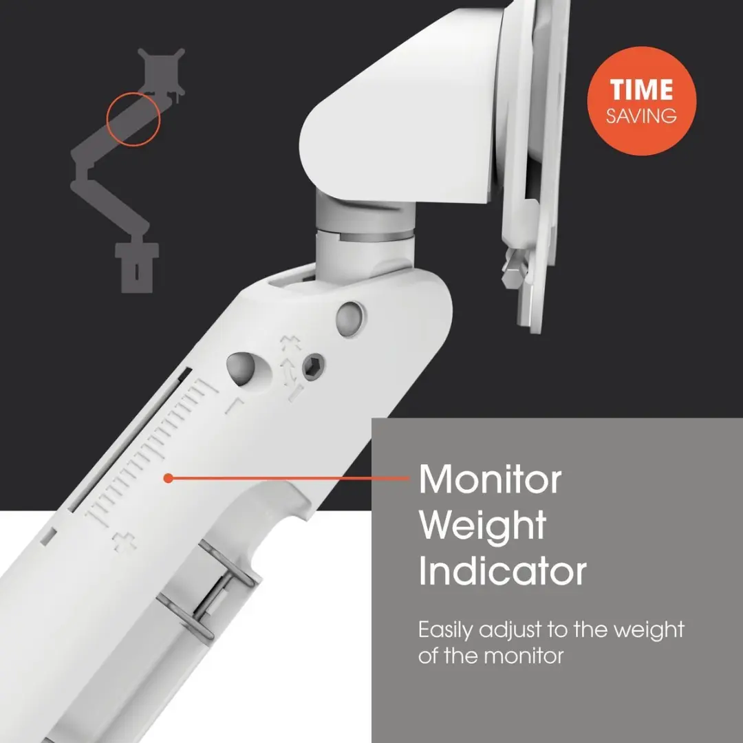 Vogel's MOMO 4237 Monitorarm Motion Plus - 2 Monitoren - Wit
