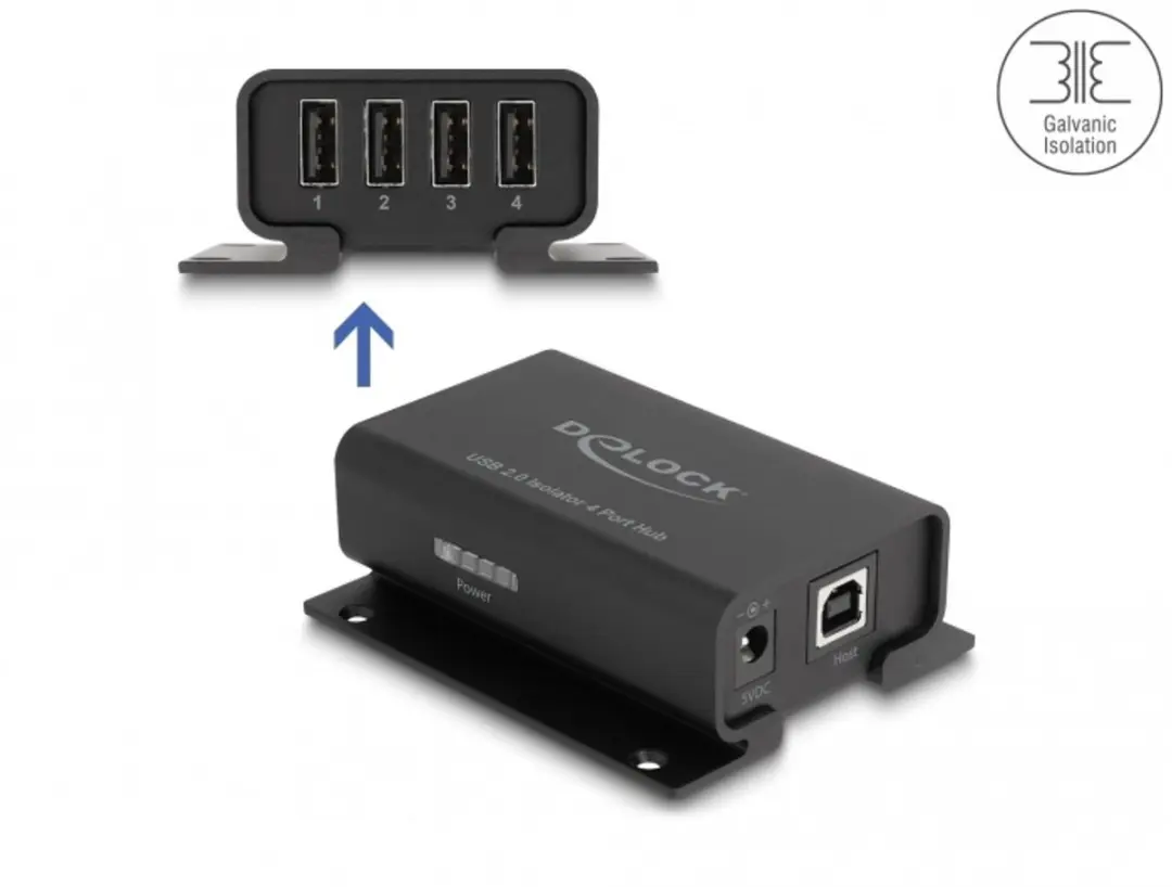 Delock 64226 USB 2.0 Isolator Hub