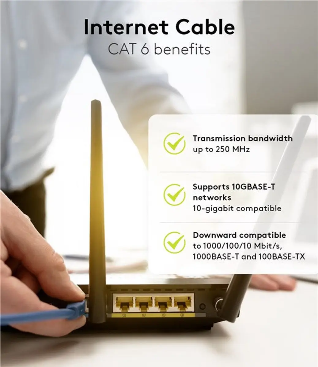 Goobay S/FTP CAT6 Netwerkkabel - 5m - Geel