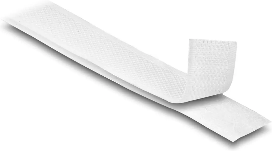 Delock Hook-and-Loop Tape 15m x 20mm - Wit
